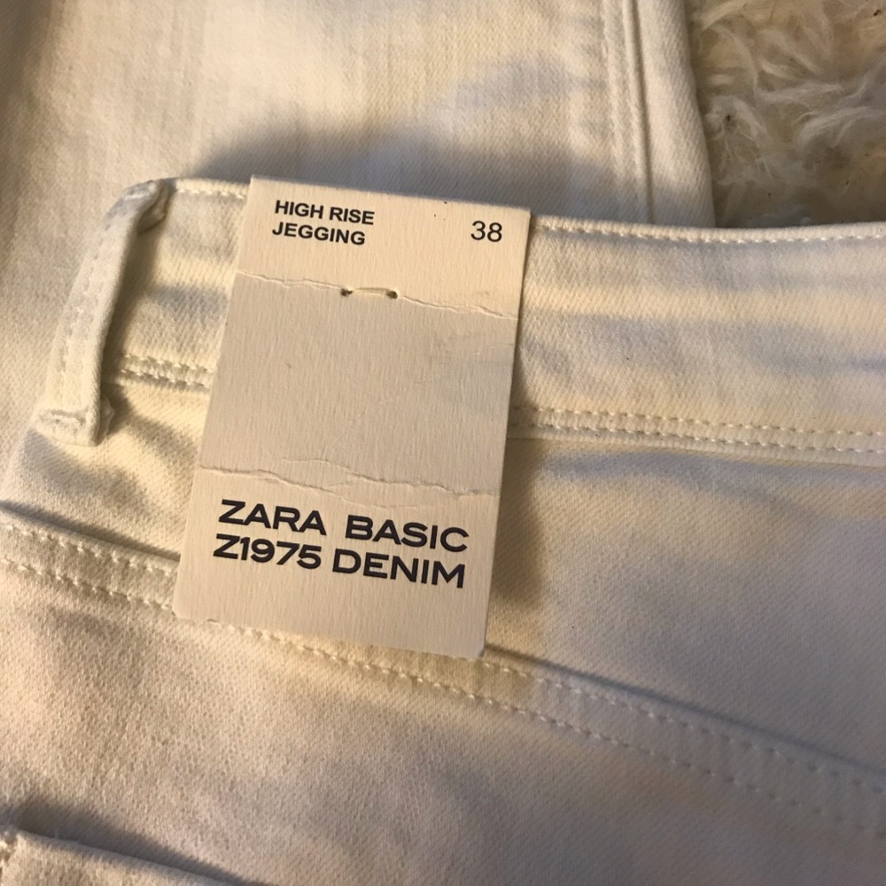 ZARA White Jeans